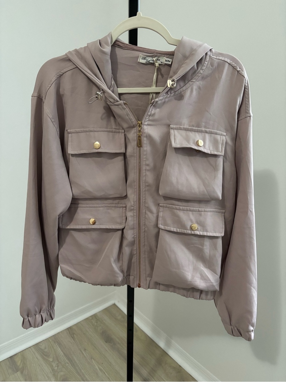 Red Marine Prime Pink Utility Hooded Jacket